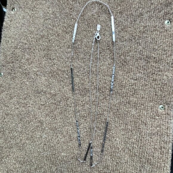 Vintage Silpada "Fine Lines" Necklace.925 Engraved and Hammered Silver N3020 - Picture 7 of 9